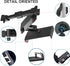 Car Headrest Tablet Mount, Universal Backseat Holder for 5-11" Tablet Phone, 360 Swivel
