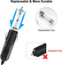 VHBW CAR Charger Replacement for HP Laptop 90W Compatible with HP Spectre Pavilion Envy EliteBook X360