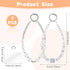 Yuanan 2 Pack Phone Wrist Strap, Pearl Beaded Phone Charm, Hands-Free Wristlet Bracelet, Detachable with Tether Tab