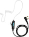 SAMCOM Walkie Talkies Earpiece with Mic PTT 2 Pin K Head Acoustic Tube Headset Earphone for Surveillance