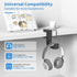 KIWIFOTOS Headphone Stand with 4 USB Ports Hub, PC Gaming Headset Holder, 360 Degree Rotation Clamp Under Desk
