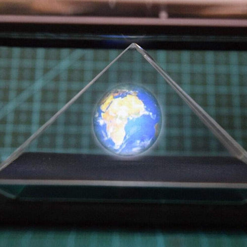 Smartphone 3D Hologram Projector, 3D Projector Pyramid for 3.5-6inch Mobile, 360-Degree Images for Any Smartphone