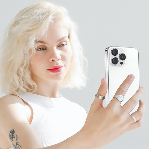 iPhone 14 Pro & Pro Max Camera Lens Protector - Silver, Anti-Scratch Tempered Glass, Shockproof Full Protection.