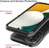 for Samsung Galaxy A34 5G Case Crystal Clear Slim Hard Case Hybrid Shockproof Bumper with Tempered Glass Screen Protector Full Body Anti-Yellow Anti-Scratch Phone Protective Cover