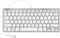 iKKEGOL USB Slim Mini Wired 78 Key Small Super Thin Compact Keyboard for Desktop Laptop PC, White