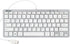iKKEGOL USB Slim Mini Wired 78 Key Small Super Thin Compact Keyboard for Desktop Laptop PC, White
