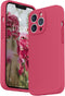 SURPHY Liquid Silicone Phone Case for iPhone 13 Pro with Screen Protector, Soft Microfiber Lining, 6.1 inch, Hibiscus
