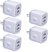 GiGreen Fast Charging Block, 5Pack Dual Port USB Outlet Plug 2.1A Wall Charger for iPhone, Samsung Galaxy, Pixel