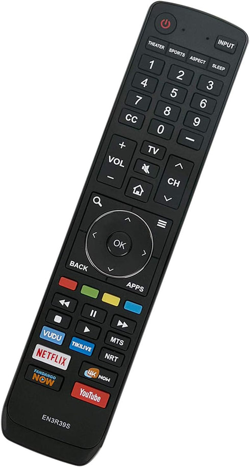 UBay EN3R39S Remote Control Replacement for Sharp Smart TV