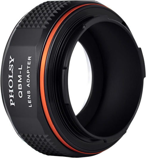 Lens Mount Adapter QBM to L for Rollei SL35 Lens to Leica L Mount Camera Body Compatible with Leica SL2, CL, TL2