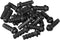 uxcell 20pcs 4mm Inner Dia PVC Strain Relief Cord Boot Protector for Power Tool Hose, Black