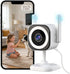 GUOANVISION Dual-Antenna Stable 5G WiFi Cameras for Home Security,4X Zoom 2K Outdoor Indoor