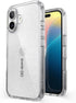 Speck Clear iPhone 16 Case - Slim GemShell Phone Case - Clear/Platinum