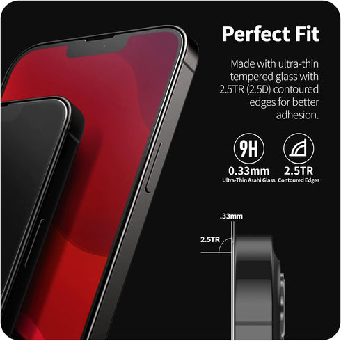 PATCHWORKS ITG Pro Plus Screen Protector for iPhone 14 Pro (6.1 inch) - Crystal Clear Tempered Glass