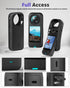 for Insta 360 X4 Silicone Protective Case with Lens Cap, Screen Protector for 360 X4 Accessories, Protective