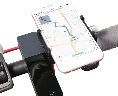 GUB Aluminum Alloy Universal Phone Mount Holder for Bicycle & Motorcycle, Adjustable for iPhone X XR Xs 7s 8 Plus,