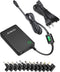 Universal Laptop Charger with LCD Display, 90W Slim AC Adapter Power Supply with USB Port for Most Notebooks