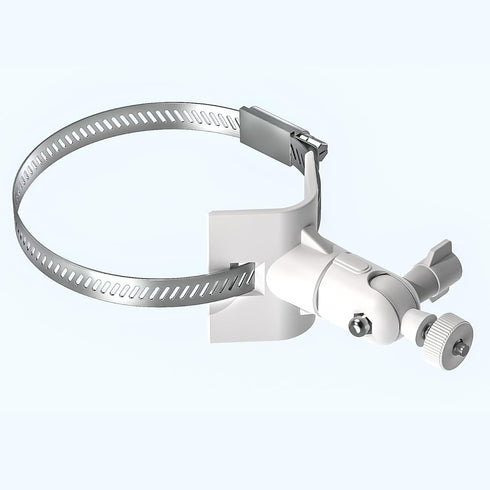Universal Adjustable Stainless Mount Bracket for Outdoor Security Camera, 360 Degree Clamp Compatible with Reolink/Nest