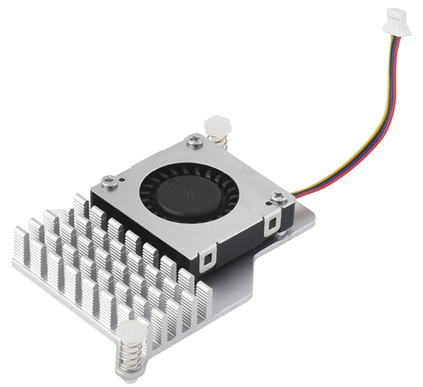 Active Cooler for Raspberry Pi 5, Temperature-Controlled Blower Fan with Aluminum Heatsink and Thermal Pad (No Pi