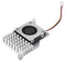 Active Cooler for Raspberry Pi 5, Temperature-Controlled Blower Fan with Aluminum Heatsink and Thermal Pad (No Pi