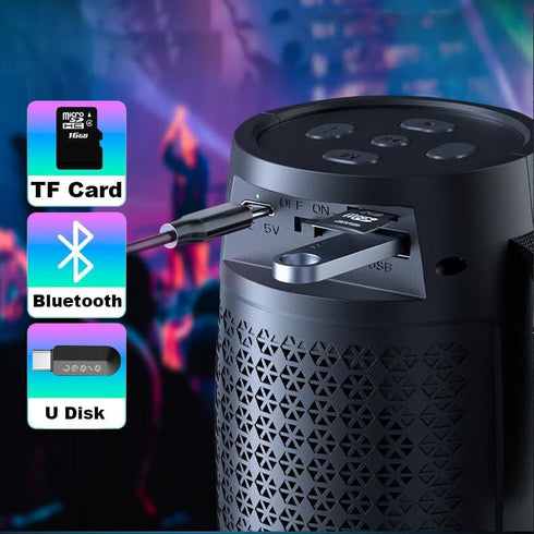 Generic Wireless Outdoor Waterproof Portable Speaker Bluetooth TF Card FM Player Loud Stereo Booming Bass Energy