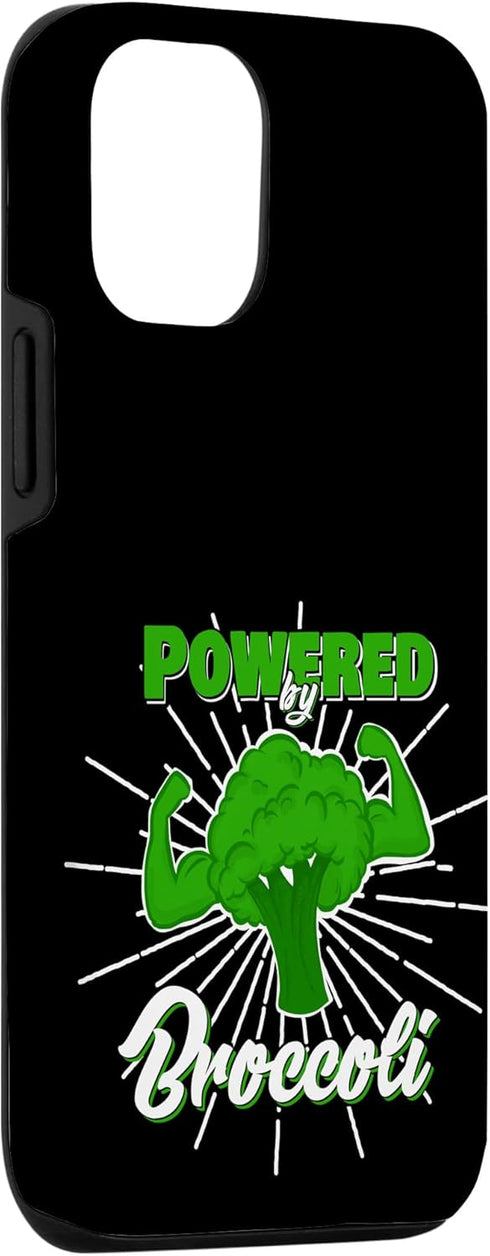 Powered by Broccoli 12/12 Funny Gym Design Case for iPhone Pro