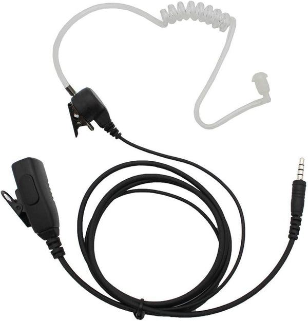 Wired Cell Phone Earpiece Acoustic Hollow Air Tube 3.5mm Anti-Radiation Earbuds with Microphone for iPhone 6 Plus 5S