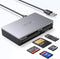 INDMEM SmartMedia Card Reader Writer All-in-1 USB Universal Multi Card Adapter Slim Hub