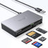 INDMEM SmartMedia Card Reader Writer All-in-1 USB Universal Multi Card Adapter Slim Hub