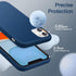 JETech Silicone Case for iPhone 11 (2019) 6.1-Inch, Shockproof Cover with Microfiber Lining in Blue Cobalt
