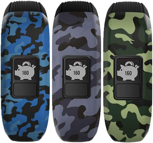Replacement Bands Compatible with Garmin Vivofit jr/jr 2/3, Silicon Stretchy Watch Bands for Kids
