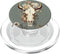 PopSockets MagSafe PopGrip for iPhone - Skull Bull Western Boho Floral Cowgirl Rural for Girl Women