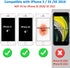 Jelanry for iPhone 5/5S/SE 1st Generation Case, Heavy Duty Rugged Shockproof Dual Layer Protective Shell, Red