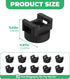SANGIFT 25LBS Magnetic Zip Tie Mount, Strong Magnetic Wire Holder, Multipurpose Magnet Zip Tie Mount, Waterproof Magnet