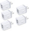 USB Wall Charger, 5Pack 2.1A Quick Dual Port Plug Charger for iPhone 15 14 13 12 11 Pro Max, Samsung Galaxy S24