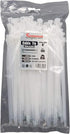 Superun Releasable Zip Ties - 8 Inch, 50 Lbs Tensile Strength, Pack of 100 Reusable Cable Ties in White