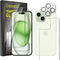 iPhone 15 Back Screen Protector + 2 Front Protectors + Camera Lens Protector, 9H Hardness, Ultra HD, Anti-Scratch -
