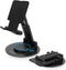 YXLILI Foldable Phone Stand, Adjustable Height Cell Phone Holder for Desk, 360° Rotating for iPhone 14/13/12/11, Black
