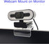 HTLAKIKJ 1/4'' Webcam Mount for Monitor, Compatible with Logitech and other Webcams with Thread, Acrylic Clear Mount on