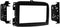 Metra 95-6521B Double DIN Dash Kit - Black for 2014 Fiat 500L