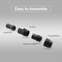 Seetronic X Series IP65 Waterproof Power Connectors (SAC3FX, 4 Pack)