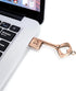 BORLTER CLAMP 64GB BorlterClamp USB Flash Drive Cute Memory Stick Heart Key Shaped Thumb Drive with Gift Box