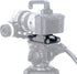 NICEYRIG Light-Weight Baseplate with 15mm Rod Rail Clamp for DSLR Mirrorless Camera Camcorder Follow Focus