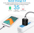 Quick Charge 3.0 Fast Charger for LG Velvet 5G, LG Stylo 4 5 6, G5 G6 G7 G8 G8X V20 V30 V40 V50 ThinQ
