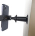iTODOS Wall Mount Phone Holder Bracket with 360° Adjustable Mount for iPhone/Nexus/LG Smart Phones and GPS, Compatible