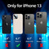 Dssairo iPhone 13 Case (5 in 1) - Ultra Slim Shockproof, 2 Screen Protectors & 2 Camera Lens Protectors, 6.1" (Stone)