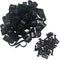 Cable Clamp R-Type Wire Clip 1/2" Nylon Screw Mounting Fastener Clips with Screws for Wire Management - 50 Pcs Cable
