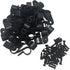 Cable Clamp R-Type Wire Clip 1/2" Nylon Screw Mounting Fastener Clips with Screws for Wire Management - 50 Pcs Cable