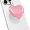 Svanove Heart Adhesive Phone Grip Holder, Cute Collapsible Glass Stick Phone Grip Stand