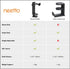 NEETTO HS906 Headphone Stand & Hanger 2 in 1, Above & Under Desk Gaming Headset Holder Mount Hook with Height